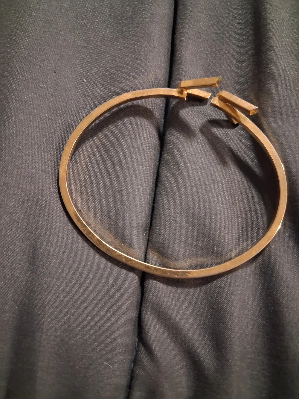 Gold Arrow Open Cuff Bracelet - Unbranded